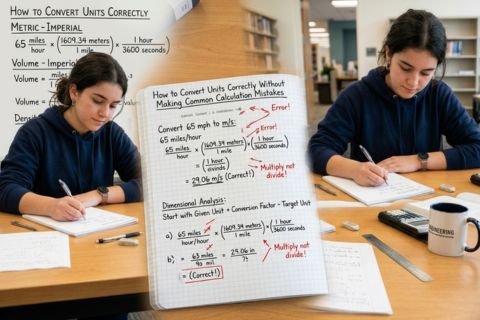 How to convert units correctly using a unit conversion chart and calculator