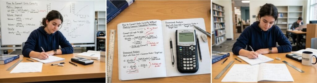 How to convert units correctly using a unit conversion chart and calculator